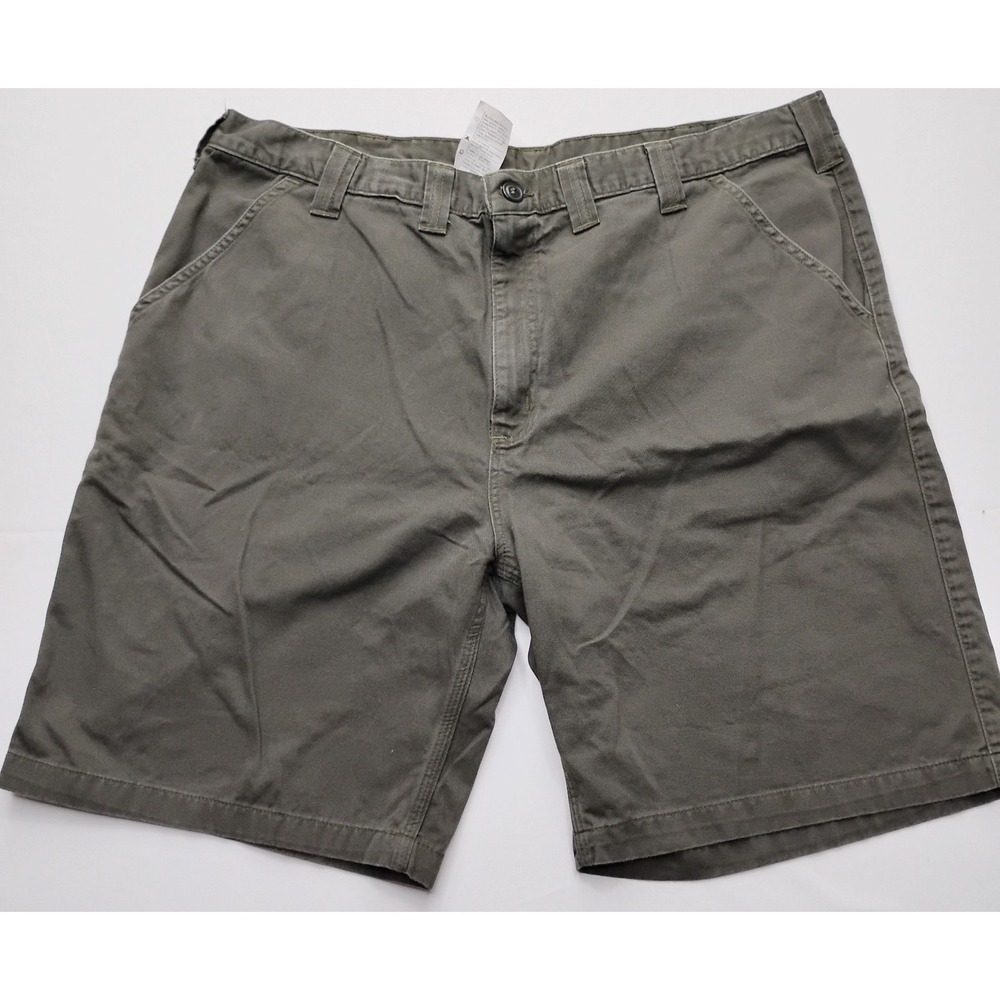 Carhartt Green Shorts B359 Mos Original Fit Men's Canvas Shorts Size 44 10in